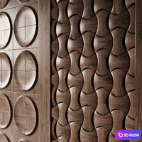Wall 3D Panel 18 3D Model Corona