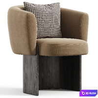 Claude Chair by Linteloo 3D Model Corona