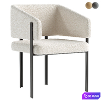 Tatler Dining Chair 3D Model Corona
