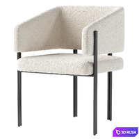 Tatler Dining Chair 3D Model Corona