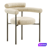 Danube Slat Back Arm Chair 3D Model Corona