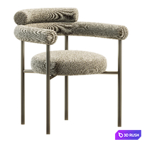 Danube Slat Back Arm Chair 3D Model Corona