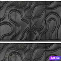 Nebula 3D Wall Panel 3D Model Corona