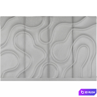 Nebula 3D Wall Panel 3D Model Corona
