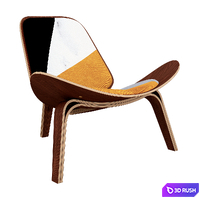 Vita Lounge Chair 3D Model Vray