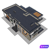 Gaity House 3D Model Vray, Corona