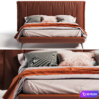 Bed Bonaldo Сuff 3D Model Corona