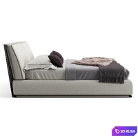Giorgetti Adam Bed 3D Model Vray, Corona