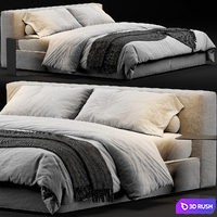 Jesse Mark Bed 3D Model Vray, Corona