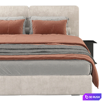 Minotti Tatlin Cover 3D Model Vray, Corona