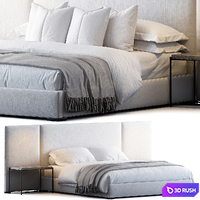 Modena by Restoration Hardware 3D Model Vray, Corona