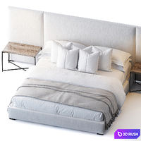 Modena by Restoration Hardware 3D Model Vray, Corona