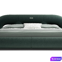 Maya Beork bed 3D Model Vray