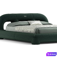 Maya Beork bed 3D Model Vray