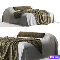 Bed Linen Zara Home 14 3D Model