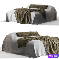 Bed Linen Zara Home 14 3D Model Corona