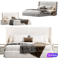 Echo Bed by Domkapa 3D Model Corona