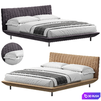 SHELLON BED By Desiree 3D Model Corona