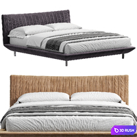 SHELLON BED By Desiree 3D Model Corona
