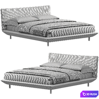 SHELLON BED By Desiree 3D Model Corona