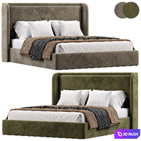 Porto Bed By Stylish Club 3D Model Corona