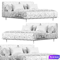 Mynight Bed By Lemamobili 3D Model Corona