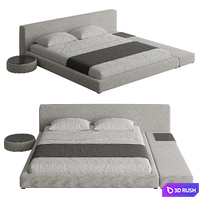 Bed Siena 002 3D Model Corona