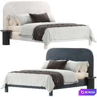 Isabella Bed 3D Model Vray, Corona