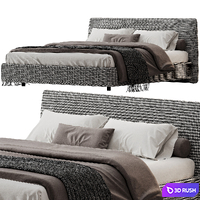 Deford Bed 3D Model Corona