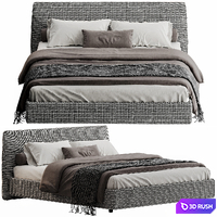 Deford Bed 3D Model Corona