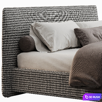 Deford Bed 3D Model Corona