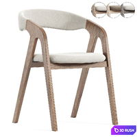 Monti chair by inmyroom 3D Model Corona