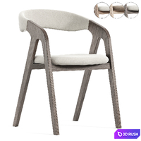 Monti chair by inmyroom 3D Model Corona
