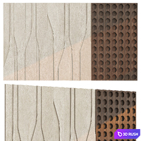 3D Wall Panel 01 3D Model Vray, Corona