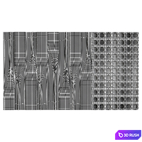 3D Wall Panel 01 3D Model Vray, Corona