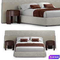 Luzaro Factory Bed 3D Model Vray