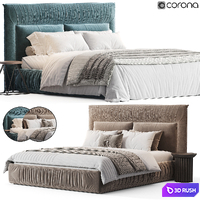 Ornella Bed by Blest 3D Model Corona