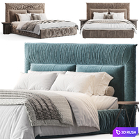 Ornella Bed by Blest 3D Model Corona