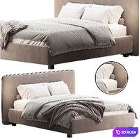 Barry bed with compartment 3D Model Corona