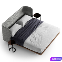 Nau Aran Bed 3D Model Vray
