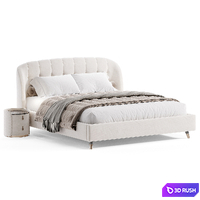 Bed Lieri 3D Model Corona