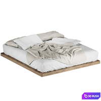 Bed linen 3D Model Corona