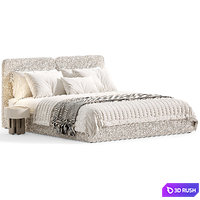 Vilena 180 Bed by Divan 3D Model Corona
