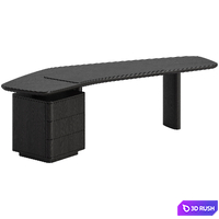 Poliform Adrien Desk 3D Model Vray, Corona