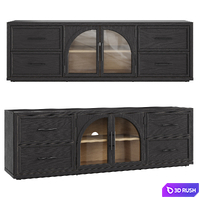 Valborg 80 Media Console by Hernest 3D Model Corona