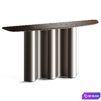 Cattelan NETTUNO Wood Metal Console 3D Model Vray, Corona