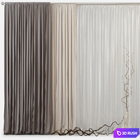 Curtains m04 3D Model Vray