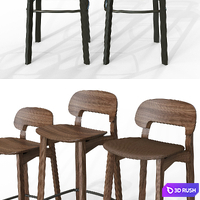 Nonoto Bar chair 3D Model Corona
