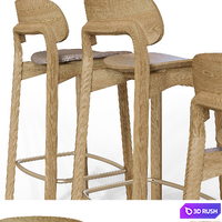 Nonoto Bar chair 3D Model Corona