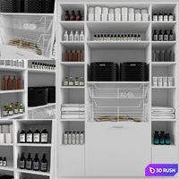 Bathroom closet 3D Model Vray